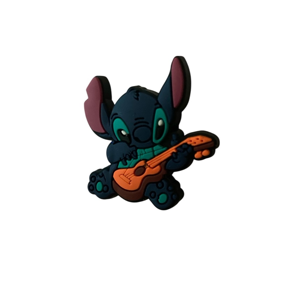 Stitch with Guitar Croc Charm